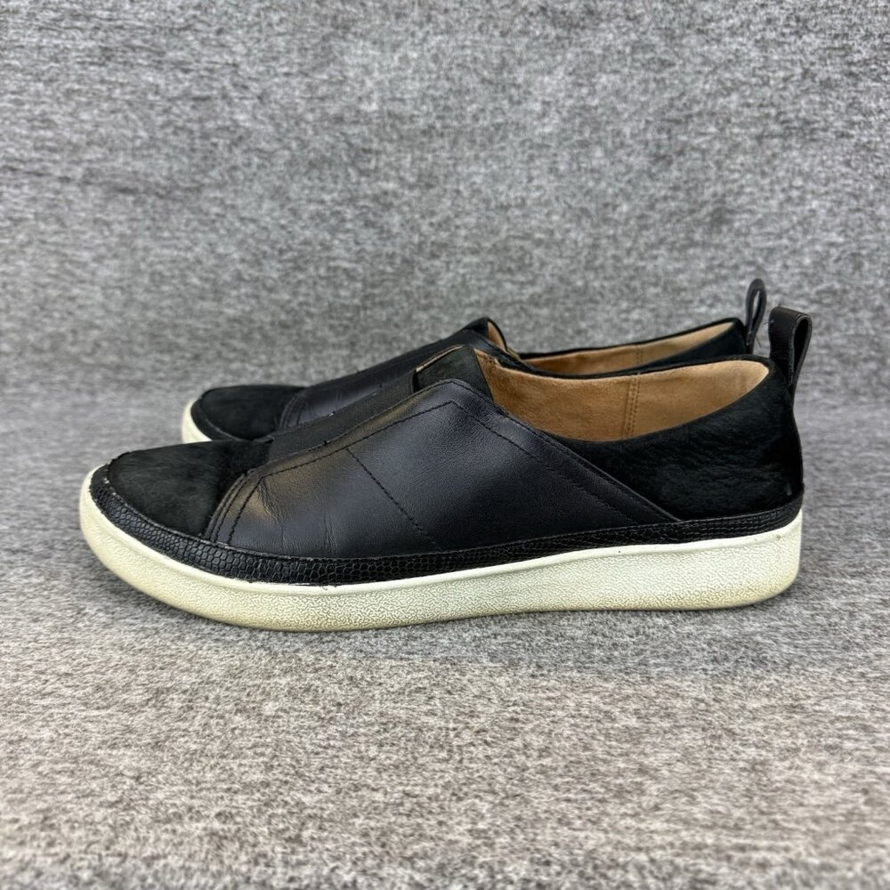 ✅Vionic Slip-On Loafers Womens Sz 9.5 Zinah Black Leather Casual Sneakers Shoes - Picture 8 of 11
